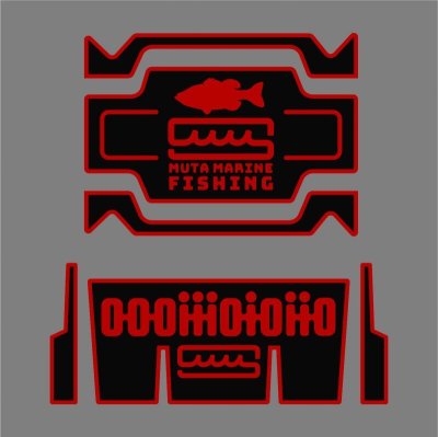 画像16: muta MARINE Fishing × SeaDek バケットマウス　BM-7000　本体ブラック