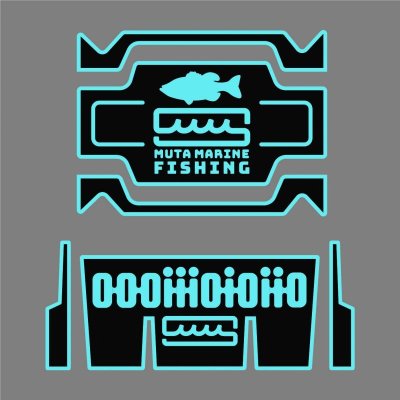 画像15: muta MARINE Fishing × SeaDek バケットマウス　BM-7000　本体ブラック