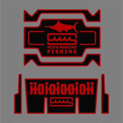 画像12: muta MARINE Fishing × SeaDek バケットマウス　BM-7000　本体ブラック