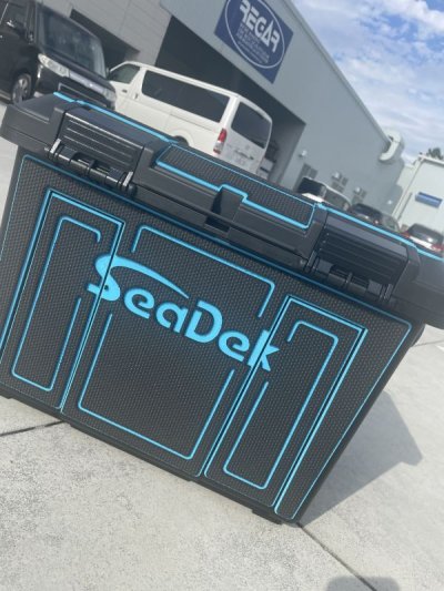 画像2: SeaDek　カスタム　ドカットボックス　D-5000　リガーブラック　エンボス