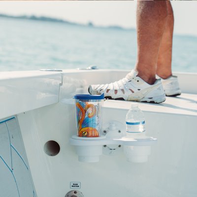 画像2: シーサッカー(SeaSucker)　ダブルカップホルダー　バーチカル  白