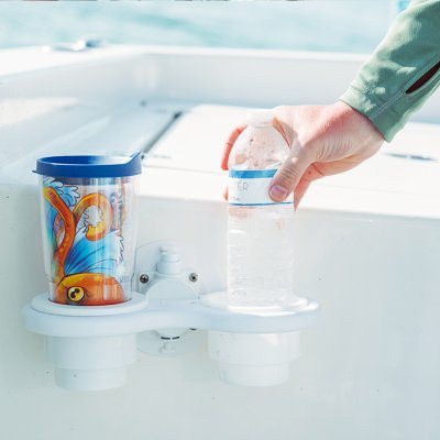 画像5: シーサッカー(SeaSucker)　ダブルカップホルダー　バーチカル  白