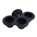 シーサッカー(SeaSucker)　トリプルカップホルダー　バーチカル  黒