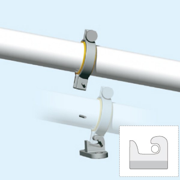 画像2: No.494 デッキ&キャビン金具(1個) (2)