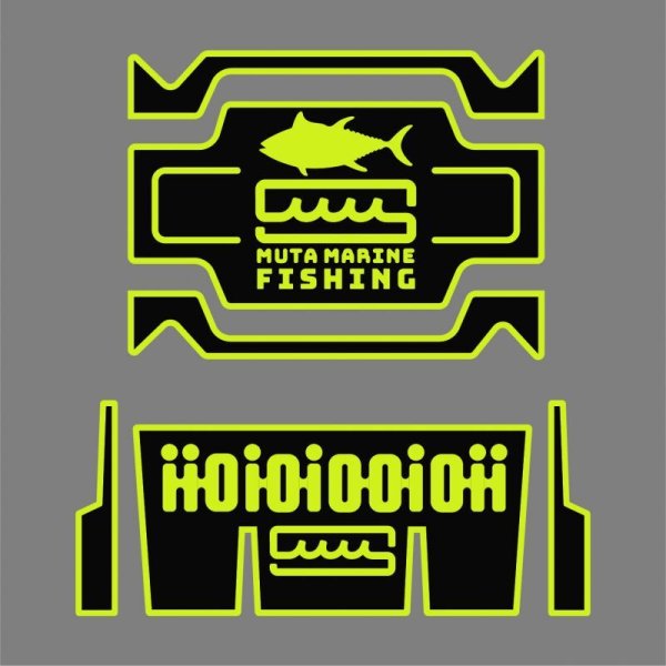 画像6: muta MARINE Fishing × SeaDek バケットマウス BM-7000 本体ブラック (6)