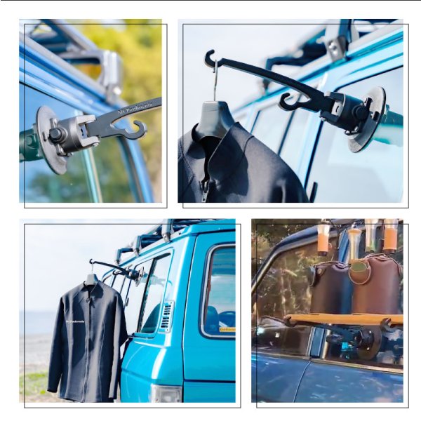 画像3: SeaSucker×Mt.Paulowniaオリジナル シーサッカー カーハンギングバー Car Hanging bar (3)