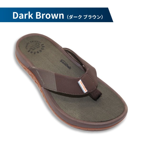 画像2: 【men's】SeaDek フィッシュファインダー サンダル Dark Brown　25.5cm・26.5cm：2サイズ (2)