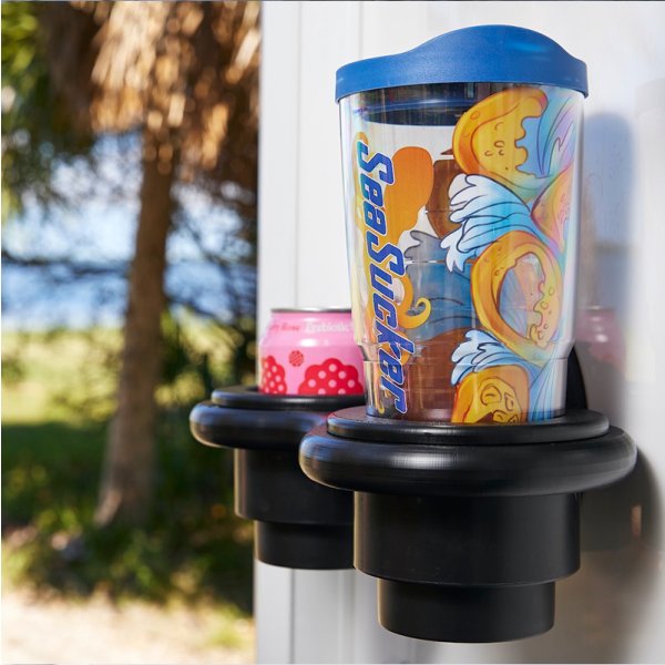 画像5: シーサッカー(SeaSucker) ダブルカップホルダー バーチカル  黒 (5)