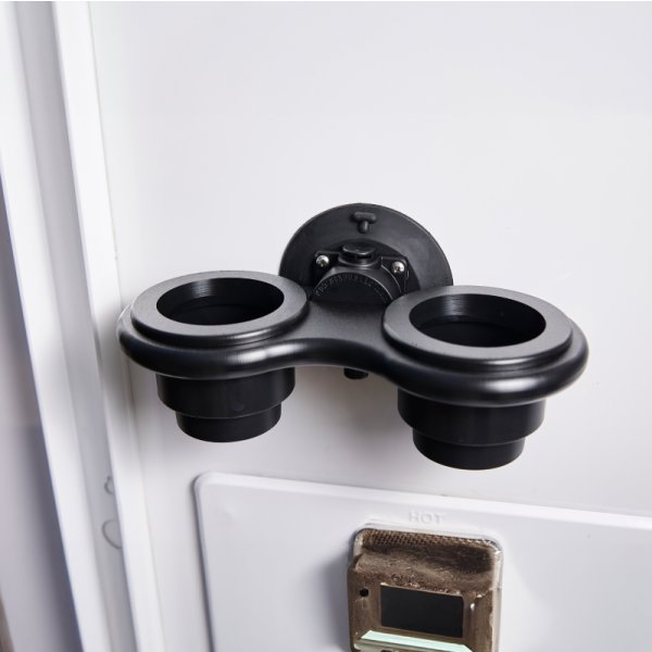 画像2: シーサッカー(SeaSucker) ダブルカップホルダー バーチカル  黒 (2)