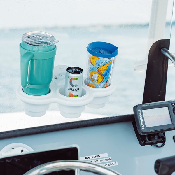 画像3: シーサッカー(SeaSucker) トリプルカップホルダー バーチカル  黒 (3)