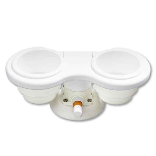 画像1: SeaSucker ダブルカップホルダー ホライゾナル  白 (1)