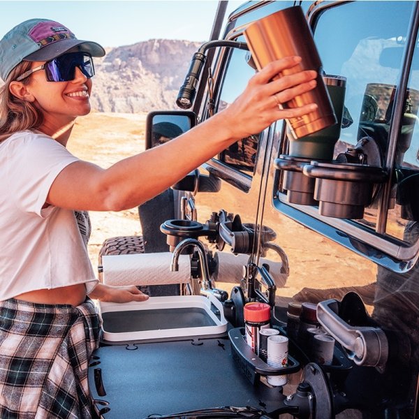 画像3: シーサッカー(SeaSucker) ダブルカップホルダー バーチカル  黒 (3)