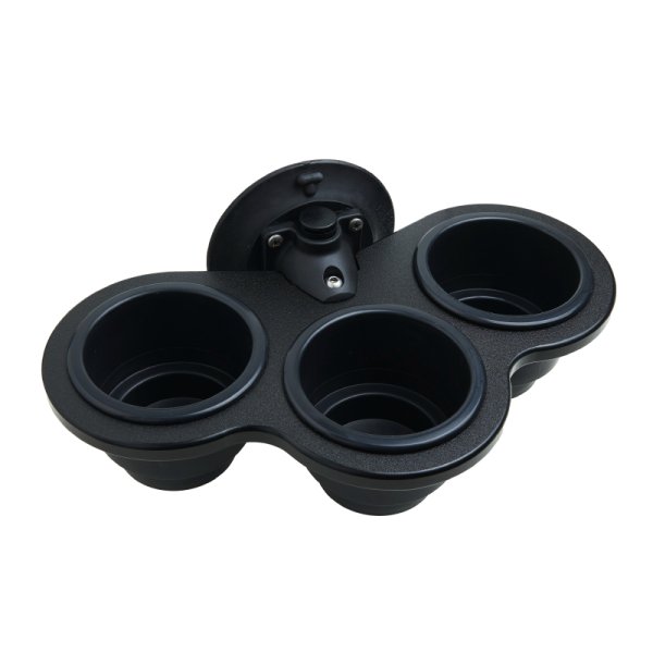 画像1: シーサッカー(SeaSucker) トリプルカップホルダー バーチカル  黒 (1)